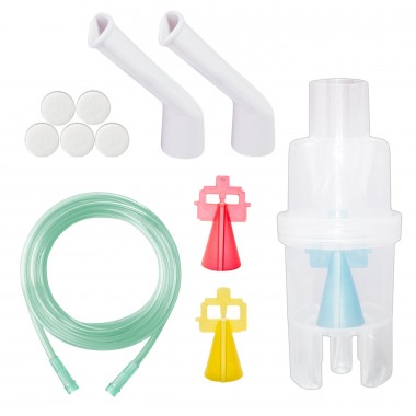 Kit nebulizare Little Doctor Basic, 3 dispensere, particule variabile, pentru aparate de aerosoli cu compresor