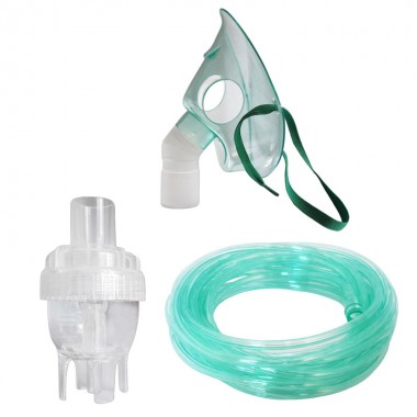 Kit accesorii pentru aparatele de nebulizare cu compresor  RedLine NB-6, cu  furtun 6 m si masca medie rotativa, recomandat pentru copii mici 