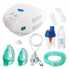 Aparat aerosoli cu compresor Sanity Alergia Stop Inhaler PRO, MMAD 3 µm, 3 masti (adulti, copii si bebelusi)