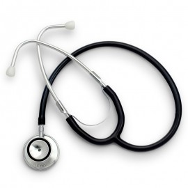 Stetoscop Little Doctor LD Prof I, stetoscop metalic utilizabil pe ambele parti, diafragma mare, Negru/Inox 