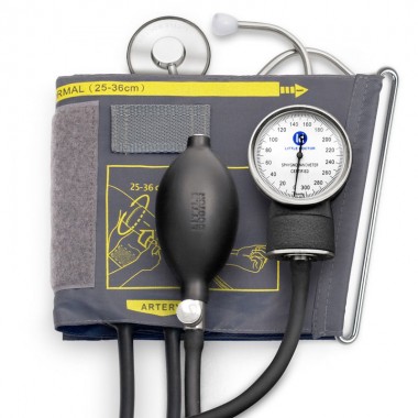 Tensiometru mecanic Little Doctor LD 71 profesional, stetoscop inclus, manometru din metal, husa de transport 