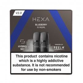 Pod HEXA V2, pachet 2 rezerve, aroma coacaze, 10 mg nicotina