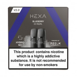 Pod HEXA V2, pachet 2 rezerve, aroma coacaze, 20 mg nicotina