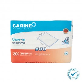 Set 30 buc aleze igienice premium  Carine, 60x90 cm, capacitate mare de absorbtie, testate dermatologic, dispozitiv medical