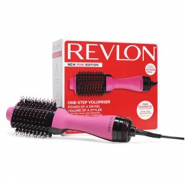 Perie electrica fixa REVLON One-Step Hair Dryer & Volumizer, RVDR5222PE, pentru par mediu si lung, Roz