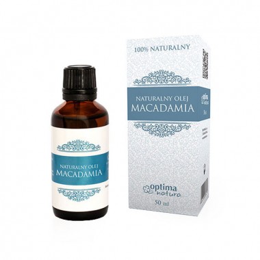 Ulei natural de Macadamia, Optima Natura, 50 ml, pentru ingrijirea delicata a pielii