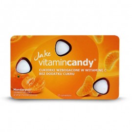 Drajeuri fara zahar VitaminCandy cu Vitamina C si gust de mandarine, 18 g